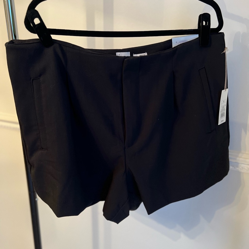 Black dressy shorts NWT